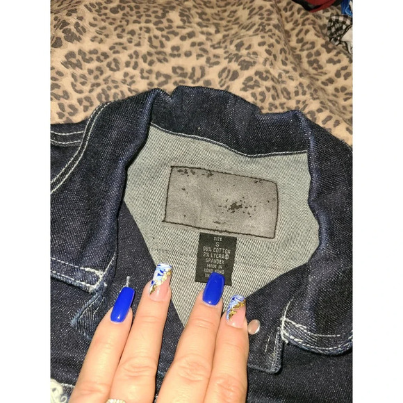 Sergio Valente Denim Jacket Vest Women's Size Small Cotton Flap Pockets (EE) - Picture 3 of 7